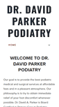 Mobile Screenshot of drdavidparkerpodiatry.com